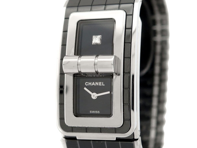 CHANEL Code Coco - Montre 21 mm en céramique et diamant 58 Facettes 276573