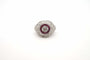 Bague 53 Bague dôme en platine avec diamants et rubis 58 Facettes 24716