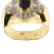 Bague 58 Bague en or jaune 18 ct avec saphir et diamants 58 Facettes 29997
