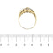Bague 58 Bague en or jaune 18 ct avec saphir et diamants 58 Facettes 29997