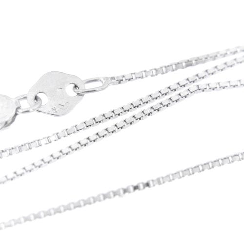 Collier Collier point de lumière - Diamant 0,45 ct en or blanc 18 ct 58 Facettes 11146