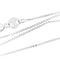 Collier Collier point de lumière - Diamant 0,45 ct en or blanc 18 ct 58 Facettes 11146