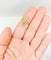 Bague 52.5 Bague marquise victorienne en or rose, perles et émail noir 58 Facettes A07698
