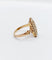 Bague 52.5 Bague marquise victorienne en or rose, perles et émail noir 58 Facettes A07698