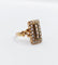 Bague 52.5 Bague marquise victorienne en or rose, perles et émail noir 58 Facettes A07698
