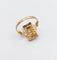 Bague 52.5 Bague marquise victorienne en or rose, perles et émail noir 58 Facettes A07698