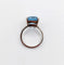 Bague 49.5 Bague cocktail Art déco en or blanc et aigue-marine 58 Facettes A07729