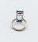 Bague 49.5 Bague cocktail Art déco en or blanc et aigue-marine 58 Facettes A07729