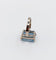 Bague 49.5 Bague cocktail Art déco en or blanc et aigue-marine 58 Facettes A07729