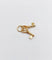 Pendentif vintage clés en cœur en or jaune 18K 58 Facettes A07695