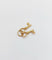 Pendentif vintage clés en cœur en or jaune 18K 58 Facettes A07695