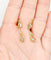Dormeuses Art nouveau en or 18k et perles 58 Facettes A07696