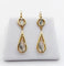 Dormeuses Art nouveau en or 18k et perles 58 Facettes A07696