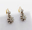 Dormeuses - Boucles d'oreilles en or 18k et diamants taille rose 58 Facettes A07699