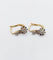 Dormeuses - Boucles d'oreilles en or 18k et diamants taille rose 58 Facettes A07699