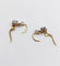 Dormeuses - Boucles d'oreilles en or 18k et diamants taille rose 58 Facettes A07699