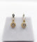 Dormeuses - Boucles d'oreilles en or 18k et diamants taille rose 58 Facettes A07697