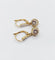 Dormeuses - Boucles d'oreilles en or 18k et diamants taille rose 58 Facettes A07697