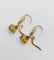 Dormeuses - Boucles d'oreilles en or 18k et diamants taille rose 58 Facettes A07697