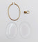 Pendentif porte-photo ovale en or 18k 58 Facettes A07700
