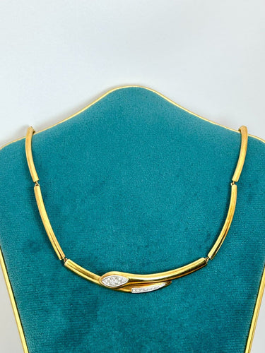 Parure serpent en or jaune 18K et diamants naturels 58 Facettes PARURE