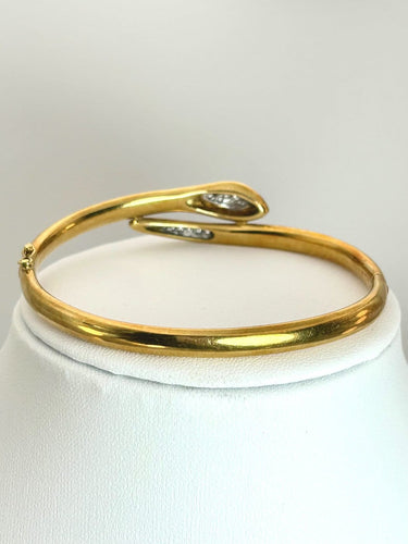 Parure serpent en or jaune 18K et diamants naturels 58 Facettes PARURE