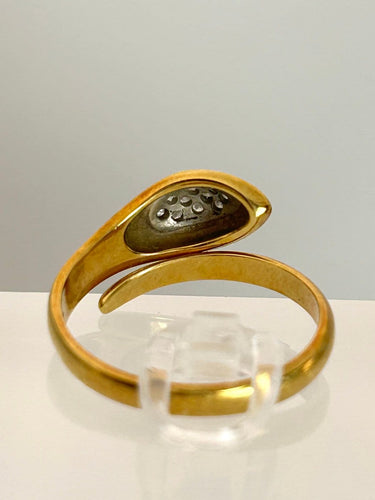 Parure serpent en or jaune 18K et diamants naturels 58 Facettes PARURE