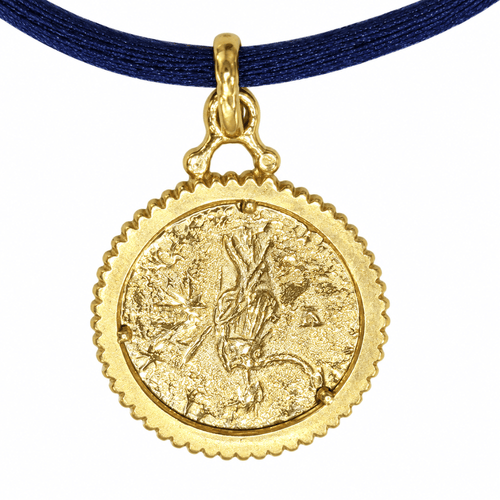 Pendentif monnaie en or 18 carats 58 Facettes CL191