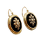 Dormeuses victoriennes - Boucles d'oreilles en or 18k, onyx et perles 58 Facettes A07706