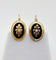 Dormeuses victoriennes - Boucles d'oreilles en or 18k, onyx et perles 58 Facettes A07706
