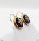 Dormeuses victoriennes - Boucles d'oreilles en or 18k, onyx et perles 58 Facettes A07706