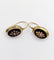 Dormeuses victoriennes - Boucles d'oreilles en or 18k, onyx et perles 58 Facettes A07706