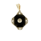 Art déco - Pendentif en or jaune et blanc, onyx et diamants 58 Facettes B260456