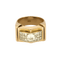 52 Tank - Bague en or jaune, or blanc et diamants 58 Facettes B260370