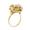 Bague 54 Bague fleur - Diamants en or jaune 18 ct 58 Facettes 31805