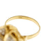 Bague 54 Bague fleur - Diamants en or jaune 18 ct 58 Facettes 31805