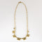 Collier palmettes en or jaune et argent 58 Facettes B260488