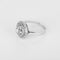 54 Bague en platine et or blanc avec diamants 58 Facettes B260411