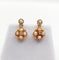 Dormeuses - Boucles d'oreilles en or rose, perles et diamants 58 Facettes A07708