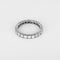 54 Alliance américaine en or blanc et diamants 1,30 ct 58 Facettes B260415