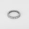 54 Alliance américaine en or blanc et diamants 1,30 ct 58 Facettes B260415