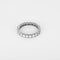 54 Alliance américaine en or blanc et diamants 1,30 ct 58 Facettes B260415