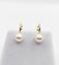 Dormeuses vintage en or 18k et perles 58 Facettes A07710