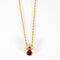 Collier pendentif en or jaune, rubis et diamants 58 Facettes B260473