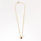 Collier pendentif en or jaune, rubis et diamants 58 Facettes B260473