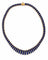 Collier vintage articulé en or jaune et lapis-lazuli 58 Facettes Lz