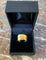 58 Bague bandeau texturé en or jaune 58 Facettes B404