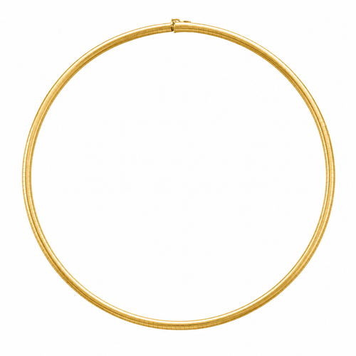Collier torque en or jaune 18 carats 58 Facettes C184