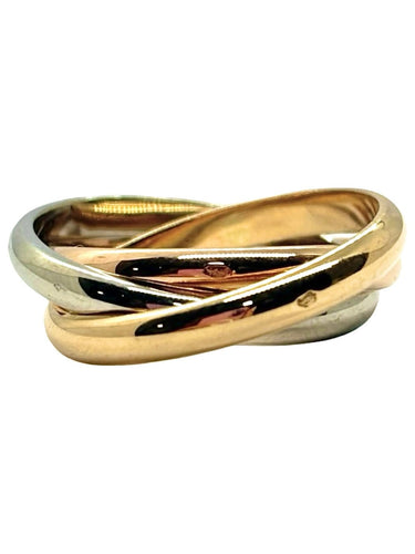 50 Bague en trois ors 18K 58 Facettes 2237
