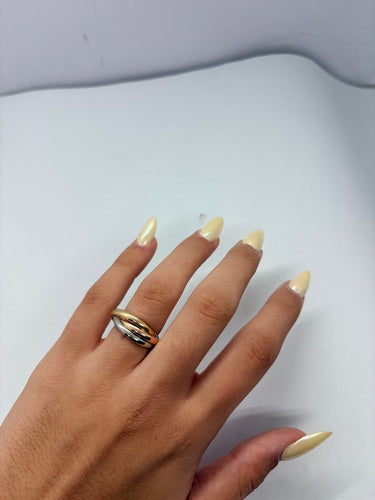 50 Bague en trois ors 18K 58 Facettes 2237